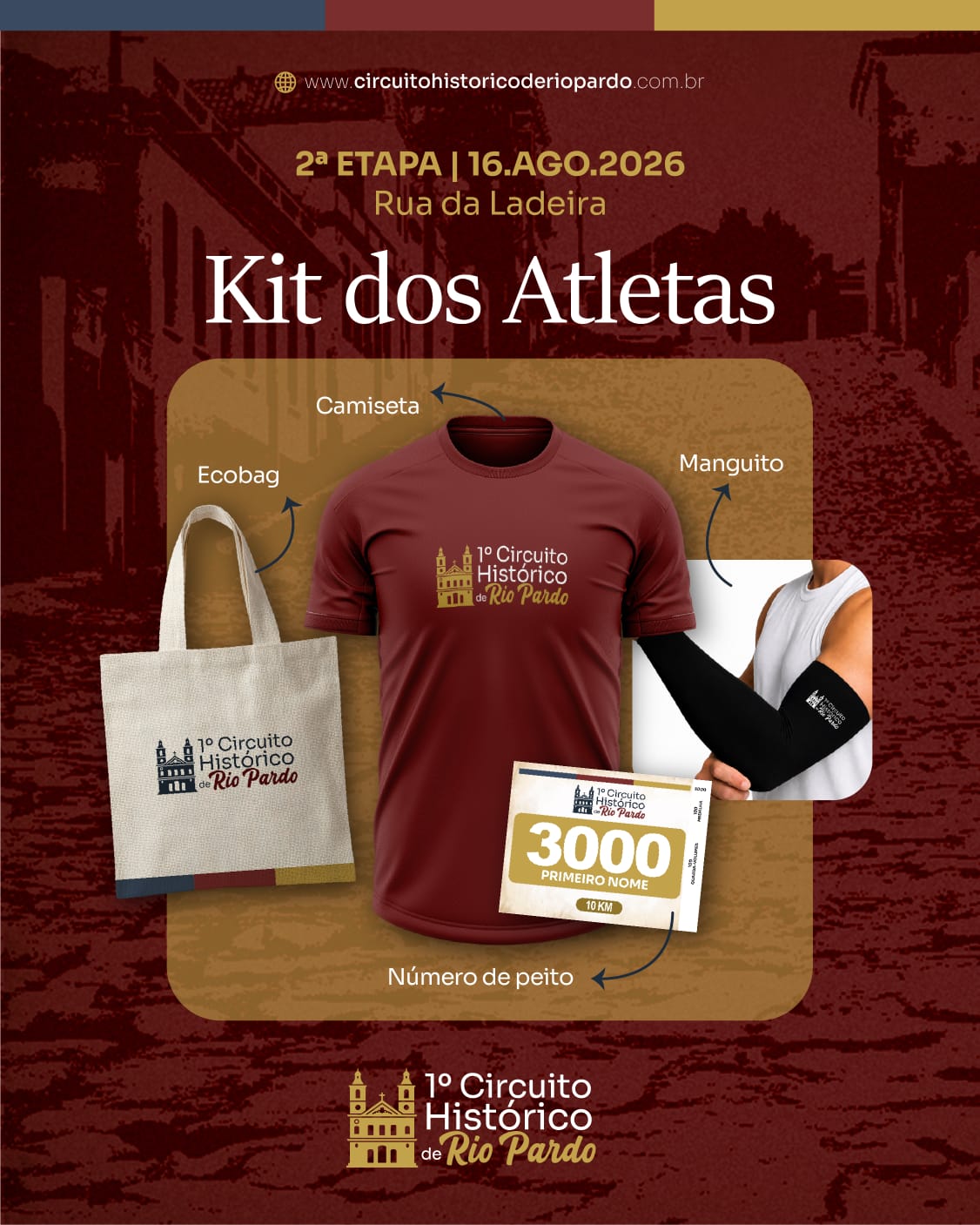 Kit dos Atletas - 2ª Etapa